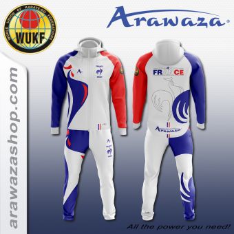 Trainingsanzug, WUKF France, Jacke und Hose 