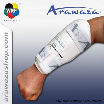 Arawaza Unterarmschutz PU - weiß 