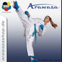 Arawaza Onyx Oxygen, WKF approved, weiß 195 | WKF Approved - Weiß