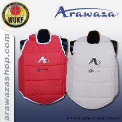 Arawaza Bodyprotector - WUKF Approved rot-weiß XS
